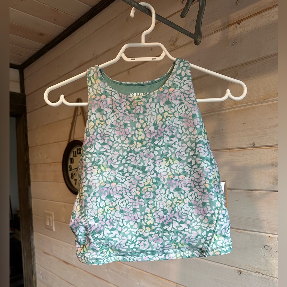 Joe Fresh | NWT Floral Cropped Workout Top
